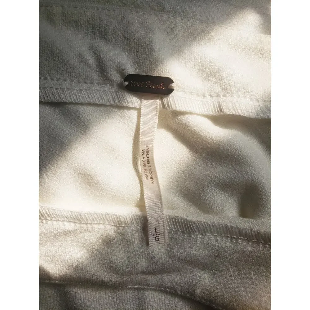 Free People Rock With It Top Ivory Size Large